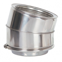 Codo Inox. D.P. 250/15º