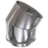 Codo Inox. D.P. 100/30º