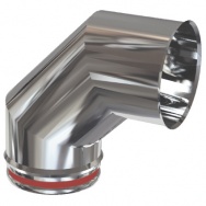 Codo Inox. 140/88º